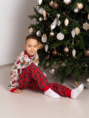 Пижама Артикул поставщика: 1087-1
Год: 2022
Страна: Россия
Рост: 92

Пижама детская. Комфортные штаны в клетку и удобный свитшот скомплектованы в пижаму, в крое которой нет ничего лишнего. Свитшот п