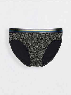 Трусы. Цвет: navy-yellow