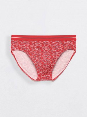 Трусы. Цвет: red