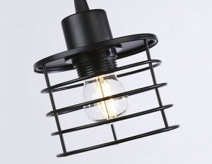 Подвесной светильник в стиле лофт TR8068 BK черный E27 max 40W D120*950