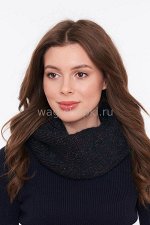 Шарф-Снуд Женский РВ304 (изумруд/черный)