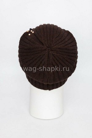Шапка Женская РВ187 (шоколад)