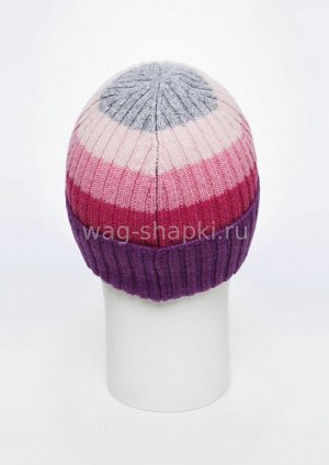 Шапка Женская РВ9 флис (фиолет/розовый, 56-58)