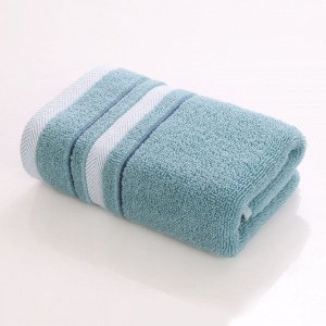 Хлопковое полотенце, цвет синий, 35*70 см