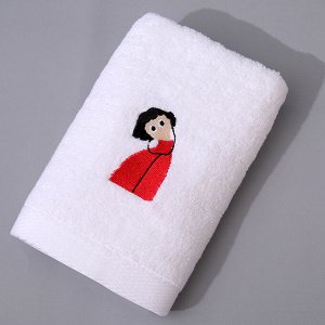 Хлопковое полотенце, с принтом, 35*75 см