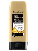 COMPLIMENT Biobotanica active Бальзам 7 редких масел для поврежденных и секущихся волос реконструкция и питание с термо-защитой 200 мл