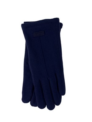 Утепленные велюровые женские перчатки , цвет синий