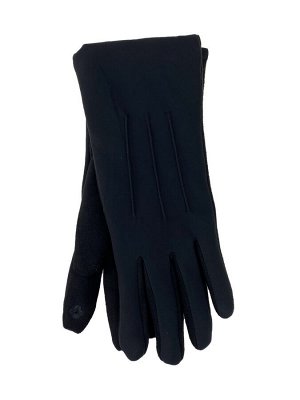 Элегантные утепленные перчатки, цвет черный