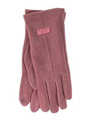 Велюровые женские перчатки, цвет розовый