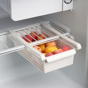 Органайзер для холодильника «Лофт», 23,5?14,7?7,7 см, цвет белый