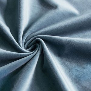 Комплект штор «Бархат», размер 2х145х270 см, цвет голубой