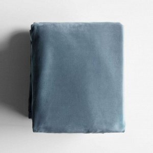 Комплект штор «Бархат», размер 2х145х270 см, цвет голубой