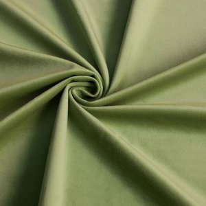 Комплект штор «Бархат», размер 2х145х270 см, цвет светло-зеленый