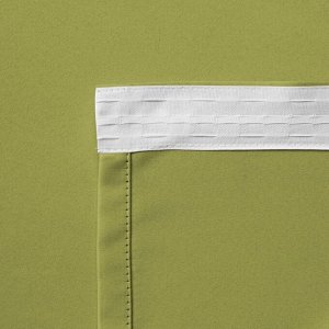 Комплект штор «Блэквуд», размер 2х140х270 см, цвет зеленый