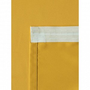 Комплект штор «Блэквуд», размер 2х140х270 см, цвет желтый