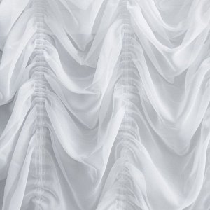 Портьера «Амели», размер 290х600 см, цвет белый