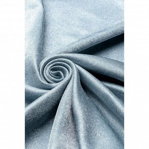 Портьера «Вегас», размер 200х270 см, блэкаут рогожка, цвет серебристо-голубой