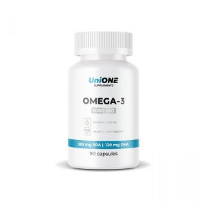 Омега - 3, Жирные кислоты UniONE Omega 3 1000 90 caps