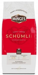 Кофе в зернах Minges Cafe Creme Schumli 2, 1 кг, Германия