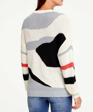 Пуловер, пестрый