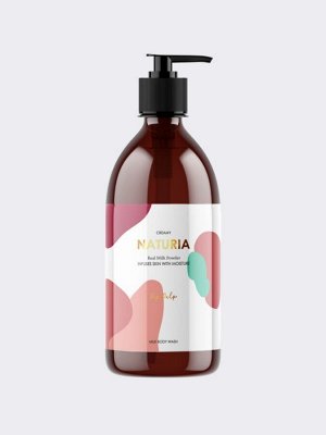 EVAS   ( NATURIA)  Гель для душа ИНЖИР  Creamy Milk Body Wash - Fig Pulp