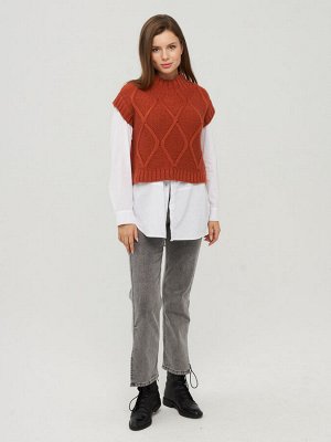 Жилет женский 5222-1709   096 кленовый сироп