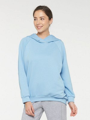 Толстовка (худи) женская 211-3622   ТХ003-02 голубое небо
