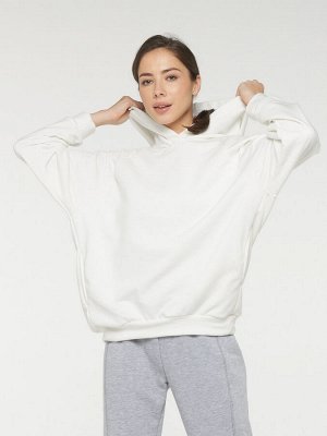 Толстовка (худи) женская 211-3622   ТХ003-06 молоко