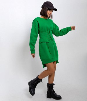 Платье #БШ1677, зеленый
