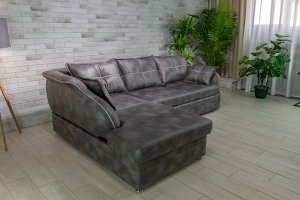 Угловой диван Авеню (независимый пружинный блок) + 5 подушек