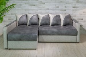 Угловой диван Латте М (пружина) +5 подушек