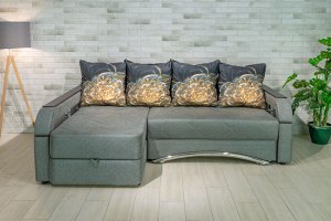 Угловой диван Моника (пружина) +5 подушек