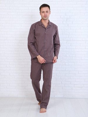Пижама мужская,модель203,фланель (Альберто, вид 4)