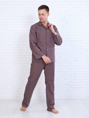 Пижама мужская,модель203,фланель (Альберто, вид 4)