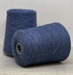 Пряжа для вязания Lane Rossi, 100 гр., Eyre 80% ягнята мериноса 20% полиакрил 700м/100г Темно-голубой джинс