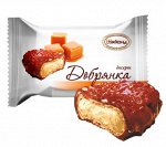 Десерт в глазури с кремовой начинкой