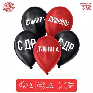 Набор воздушных шаров 5 шт., 12"" «Душнила»