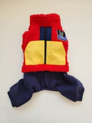 Комбинезон зимний теплый для собак и кошек