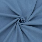 Ткань на отрез интерлок цвет индиго