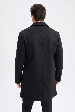 DEFACTO Пальто с воротником куртки Relax Fit
