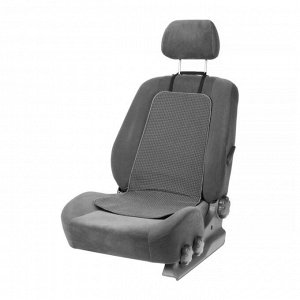 Подогрев сидений Cartage, со спинкой, без регулятора, 12 В, 50 Вт, 40х80 см, греющий жгут - нити MicroHEAT