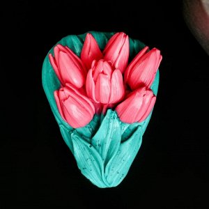 Фигурное мыло "Букет тюльпанов" 65гр