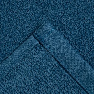 Салфетка махровая универсальная для уборки Экономь и Я, синий, 100% хлопок, 350 гр/м2