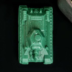 Фигурное мыло "Танк Т-34" зеленый, 118гр