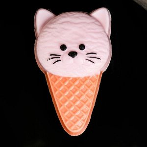 Фигурное мыло "Мороженка Котик" розовая, 80гр