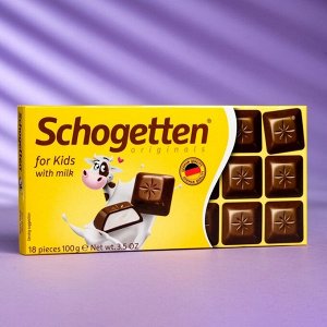 Шоколад Schogetten For Kids 100