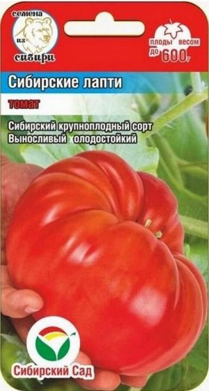 Сибирские лапти томат 20шт (сс)