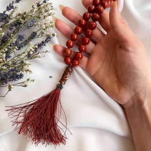Четки из Яшмы (33 бусины)