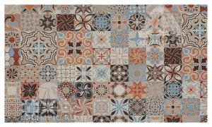 Коврик Коврик вырезной icarpet PRINT антискользящий 50х80 дизайн "Плитка Марокко" (103) /  /  /  / Высота ворса, мм нет данных /
