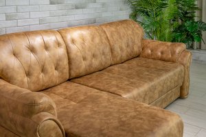 Угловой диван Сенатор (пружина) + 3 подушки